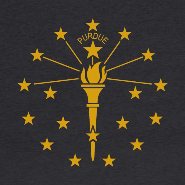 Purdue State Flag by mplusshift2